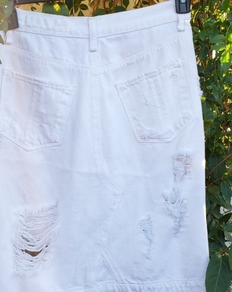 Rag &‎ Bone Distressed Skirt - Shredded - Picture 4 of 7